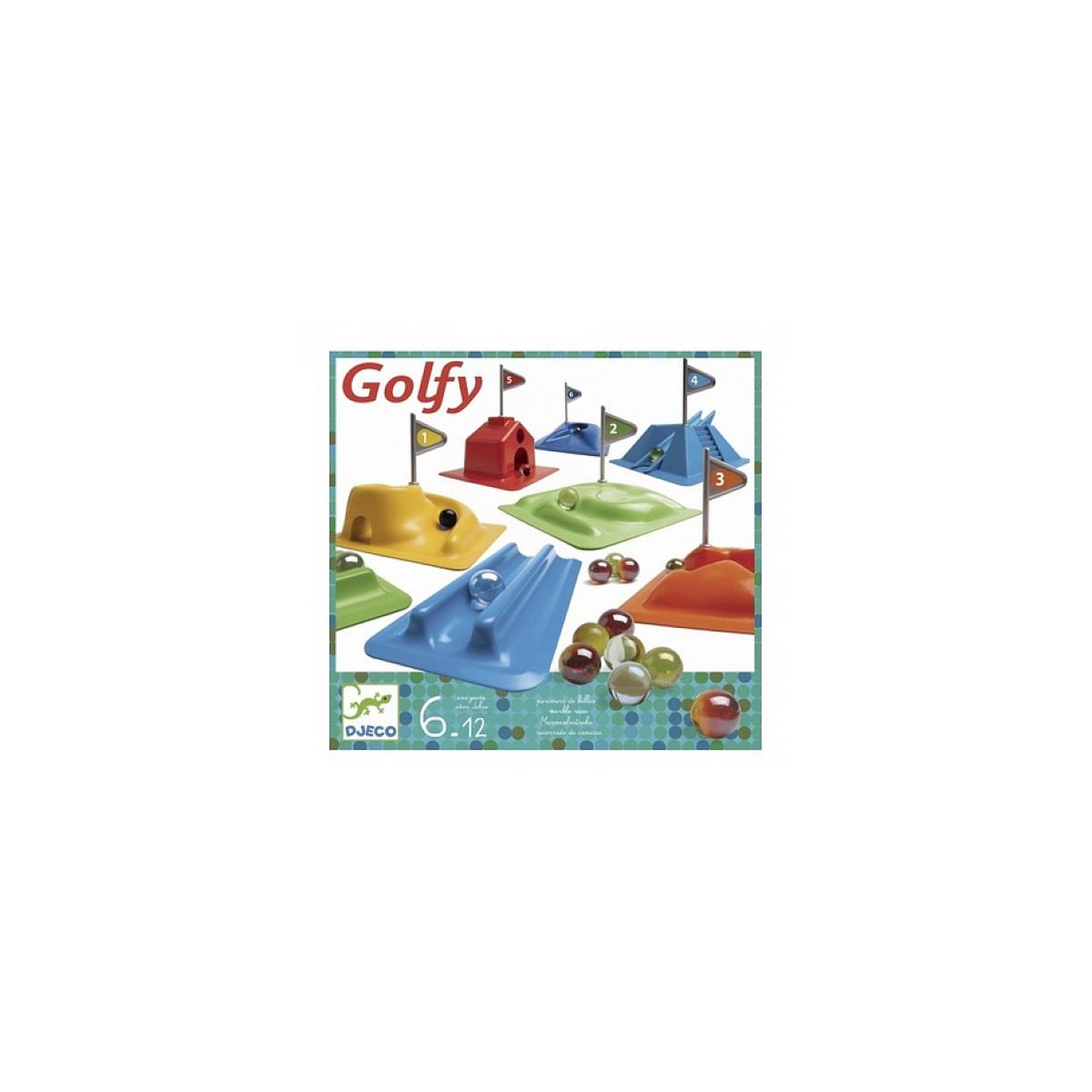 Voir la diapositive 1 : Djeco Jeu d exterieur et de billes Golfy
