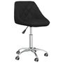 Voir la diapositive 2 : VIDAXL Chaise de bureau pivotante Noir Similicuir