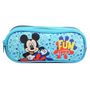 Voir la diapositive 1 : Bagtrotter BAGTROTTER Trousse scolaire 2 compartiments Disney Mickey Bleu