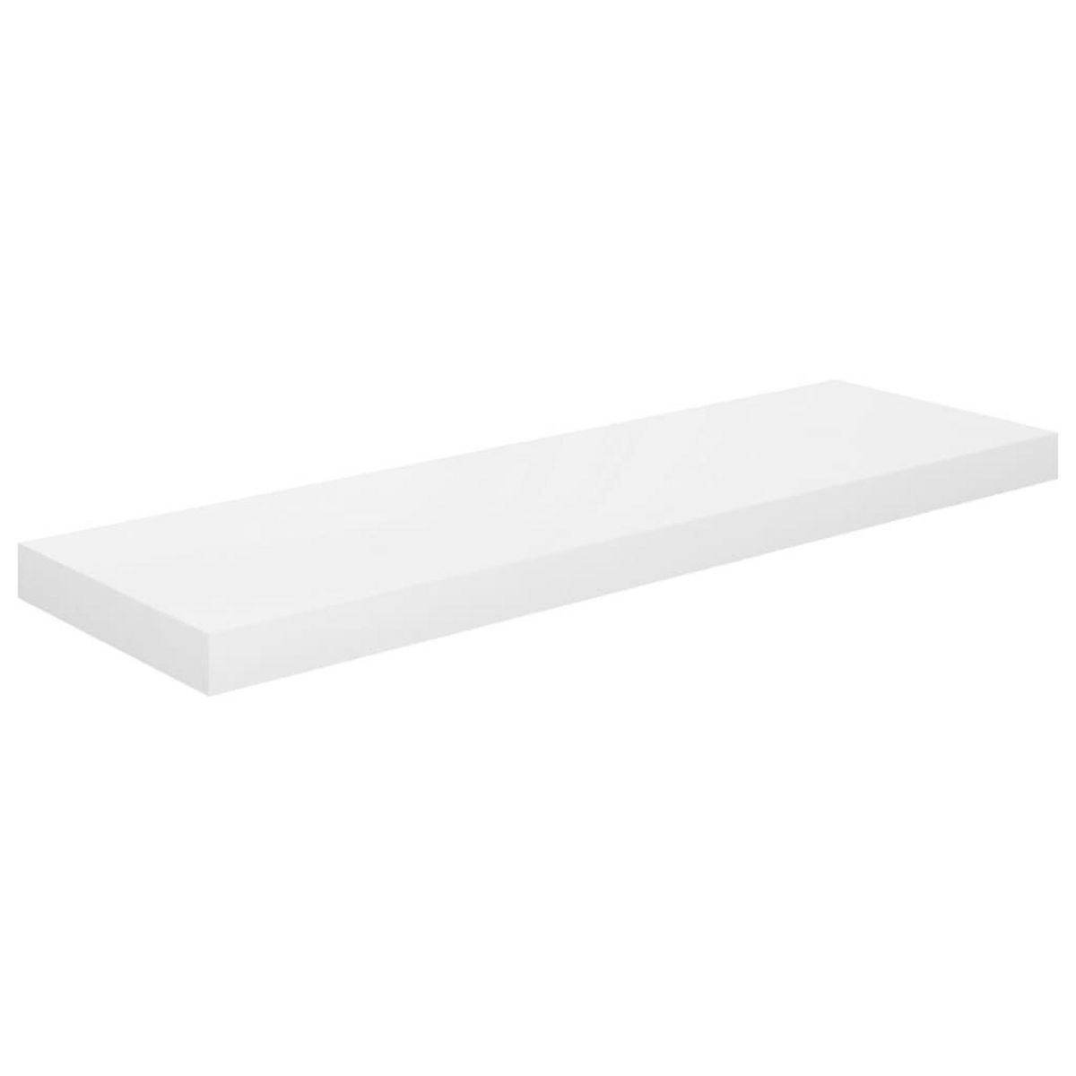 VIDAXL Etagere murale flottante 4 pcs Blanc brillant 80x23,5x3,8cm MDF