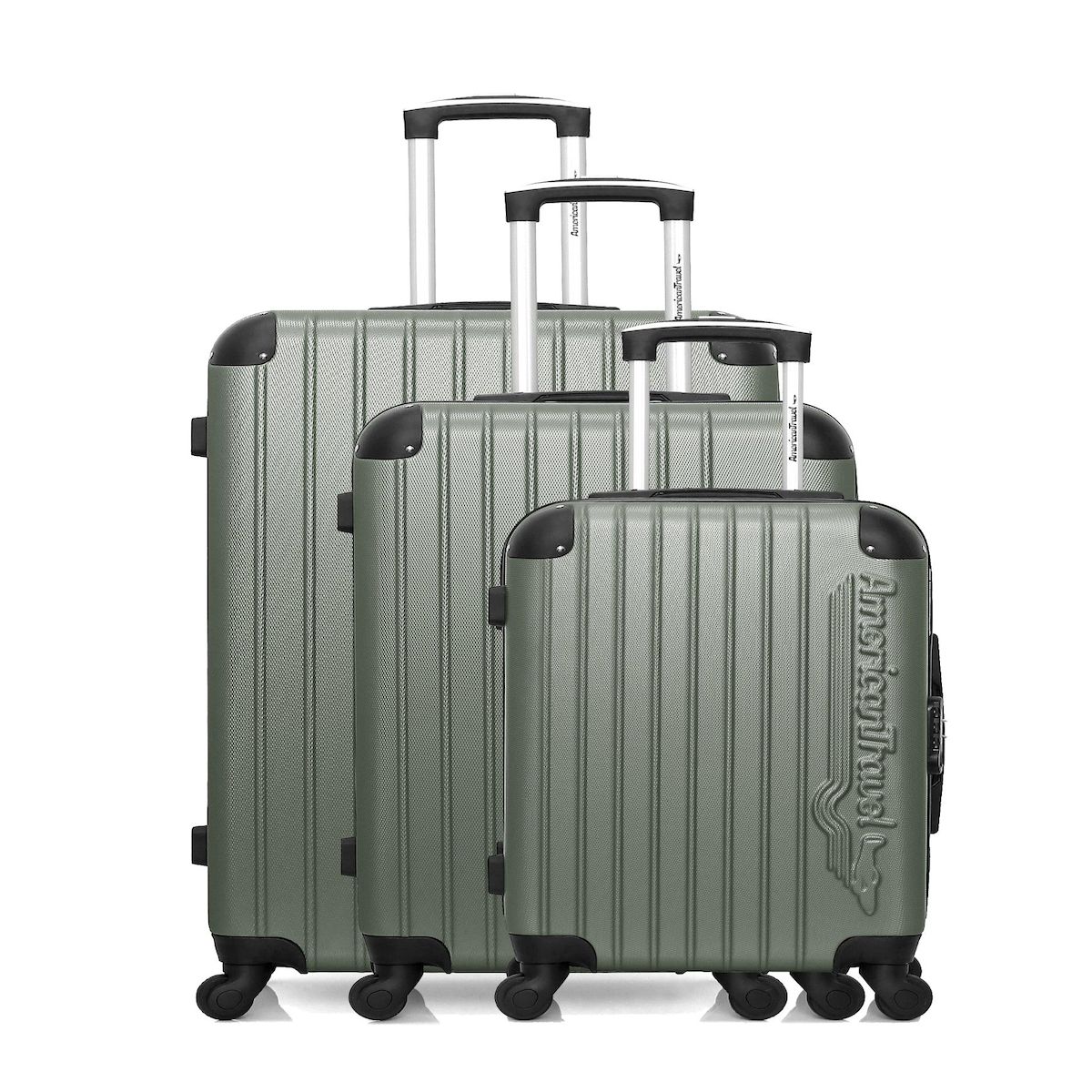 AMERICAN TRAVEL AMERICAN TRAVEL - Set de 3 Valises BUDAPEST 75 cm 4 Roues