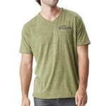 VON DUTCH T shirt Kaki Homme Von Dutch MOTT. Coloris disponibles : Vert