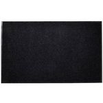 VIDAXL Paillasson Noir PVC 90 x 150 cm
