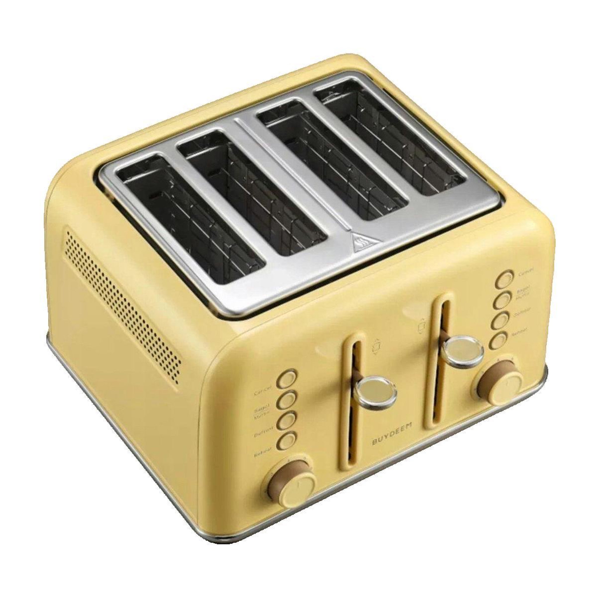 Voir la diapositive 2 : Mellow Yellow Grille pain Mellow-yellow BUYDEEM DT640E fentes extra larges
