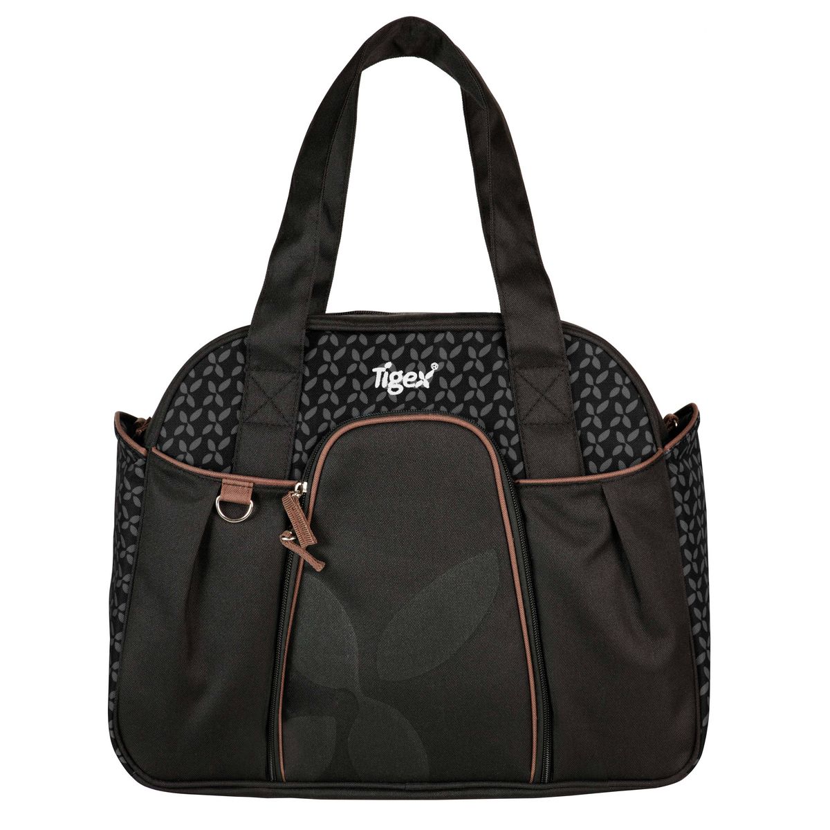 TIGEX Sac à langer multipoches noir