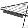 Voir la diapositive 3 : FIVE Étendoir à Linge Pliable  Mojave  31m Noir