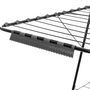 Voir la diapositive 3 : FIVE Étendoir à Linge Pliable  Mojave  31m Noir