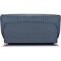 Voir la diapositive 6 : MARKET24 COMFORT BULTEX Banquette clic - Tissu bleu + Coussins déco jungle - L193 x P95 x H101- MONA