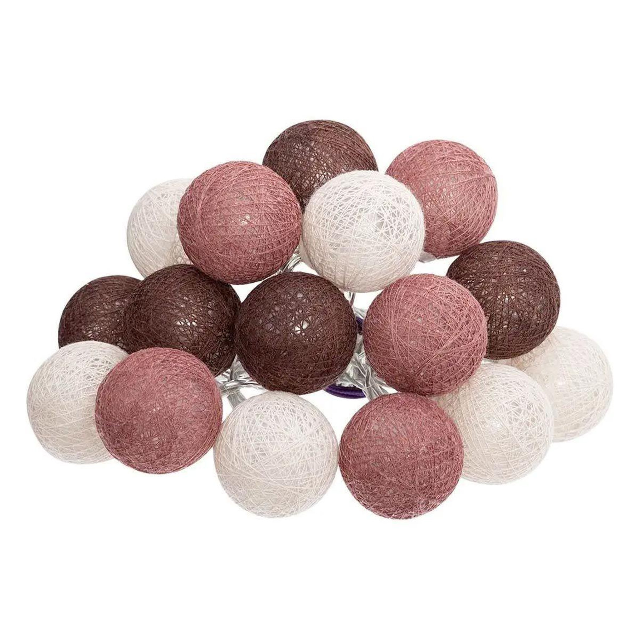 ATMOSPHERA Guirlande led 16 boules  dune  255cm multicolore
