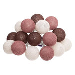 ATMOSPHERA Guirlande Led 16 Boules  Dune  255cm Multicolore