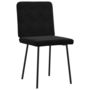 Voir la diapositive 3 : VIDAXL Chaises a manger lot de 2 Noir Velours