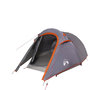 Voir la diapositive 2 : VIDAXL Tente de camping tunnel 3 personnes gris et orange impermeable