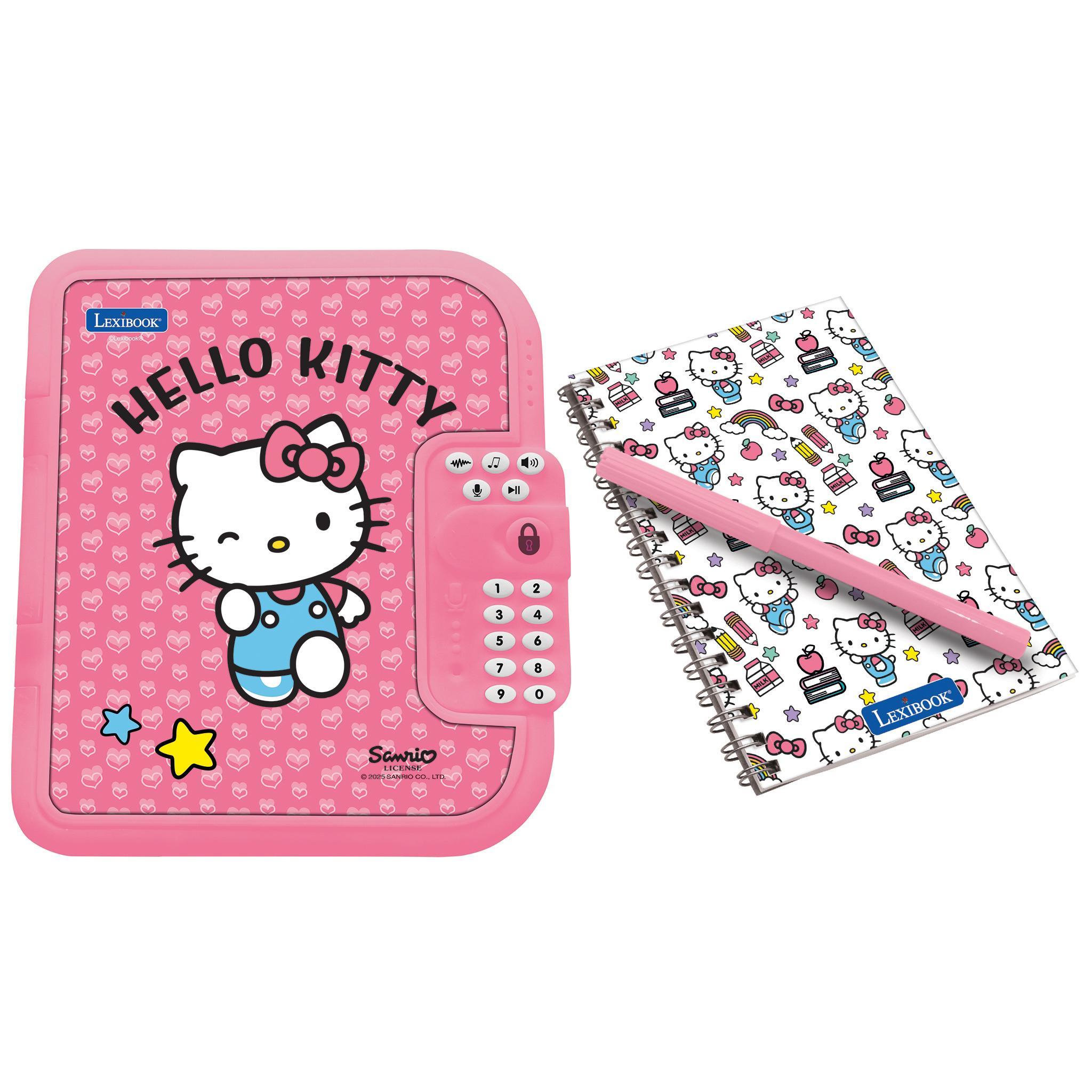 Lexibook Journal intime électronique avec coffre-fort Hello Kitty