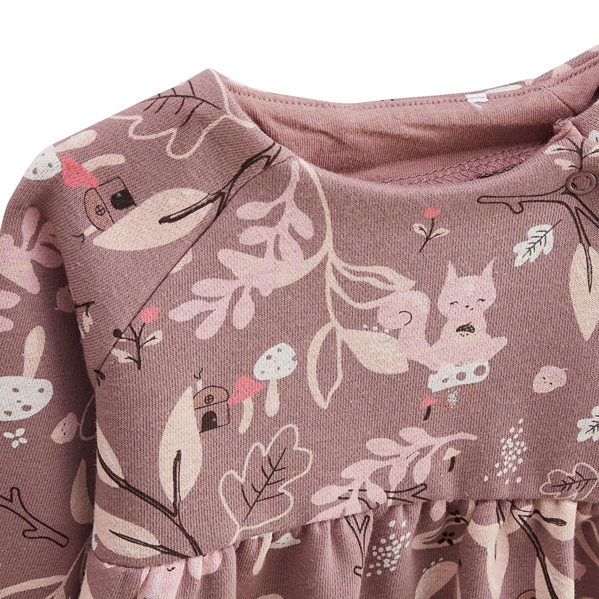 Petit Béguin Robe enfant en molleton Sora