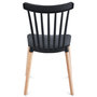 Voir la diapositive 6 : IDIMEX Lot de 4 chaises RAVI de salle à manger design