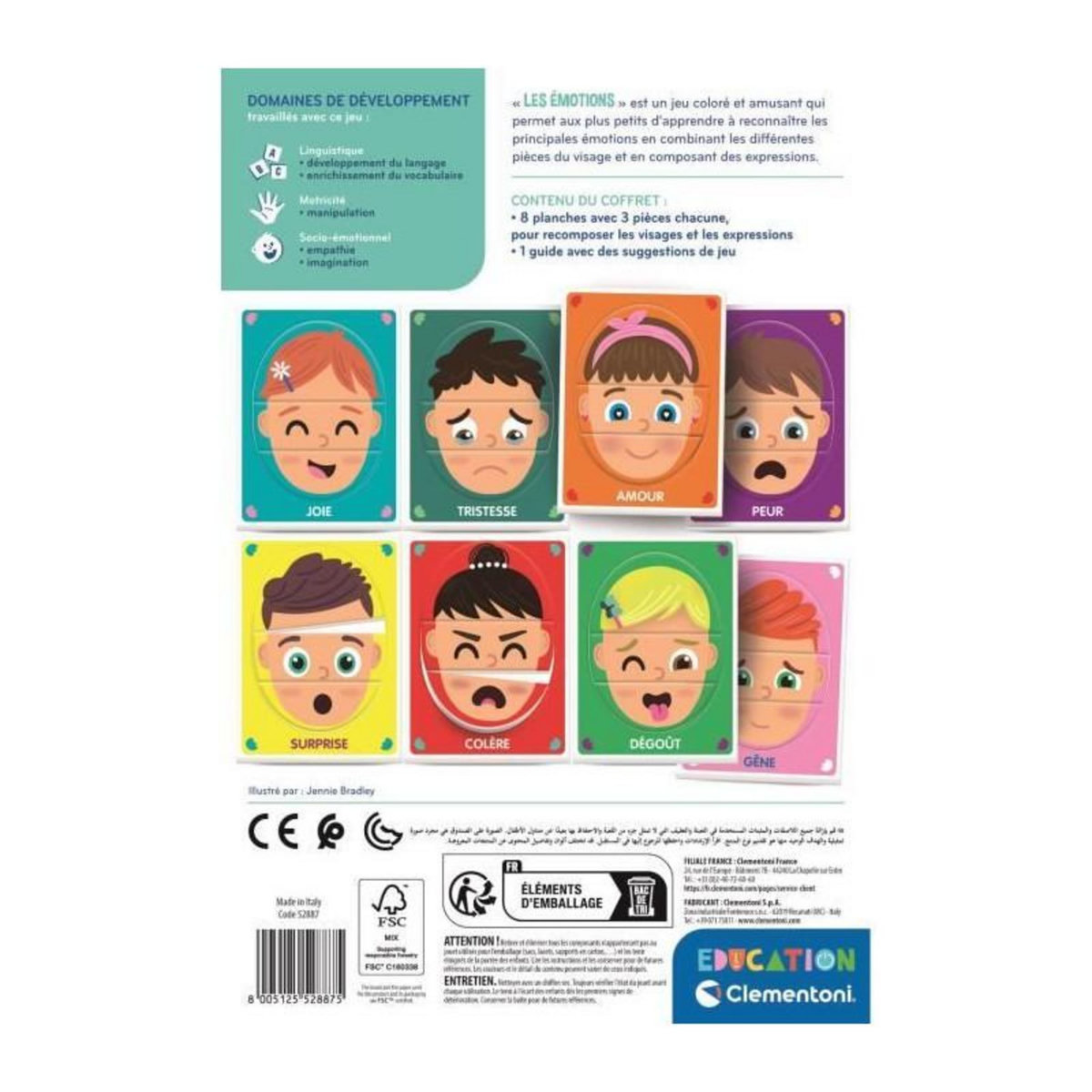 CLEMENTONI Puzzle Clementoni Les émotions