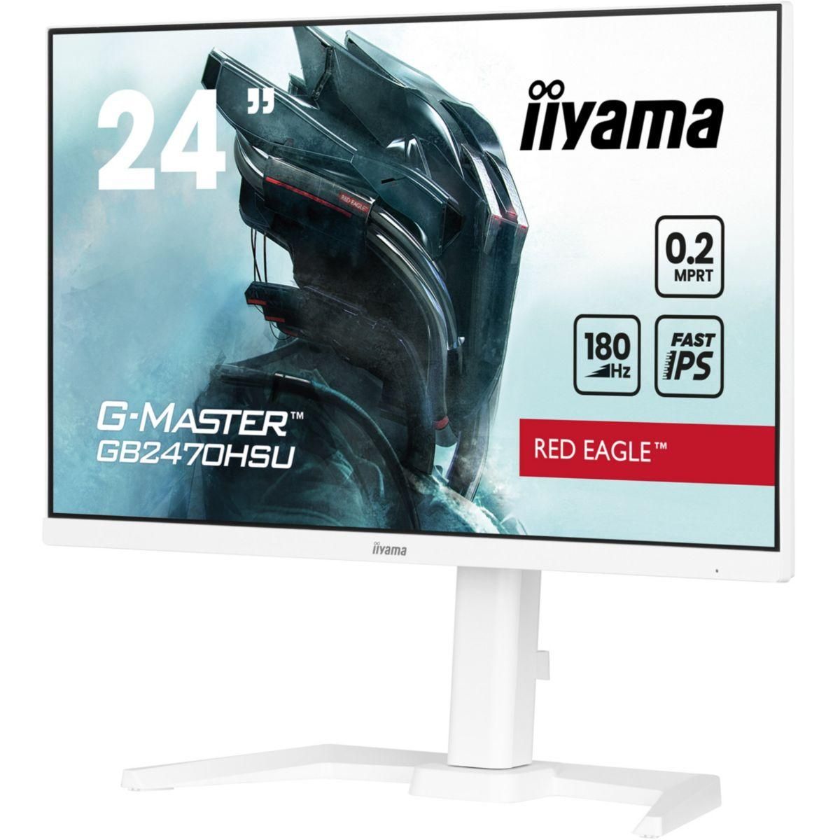 Iiyama Ecran PC Gamer G-MASTER GB2470HSU-W6 24'' Plat IPS
