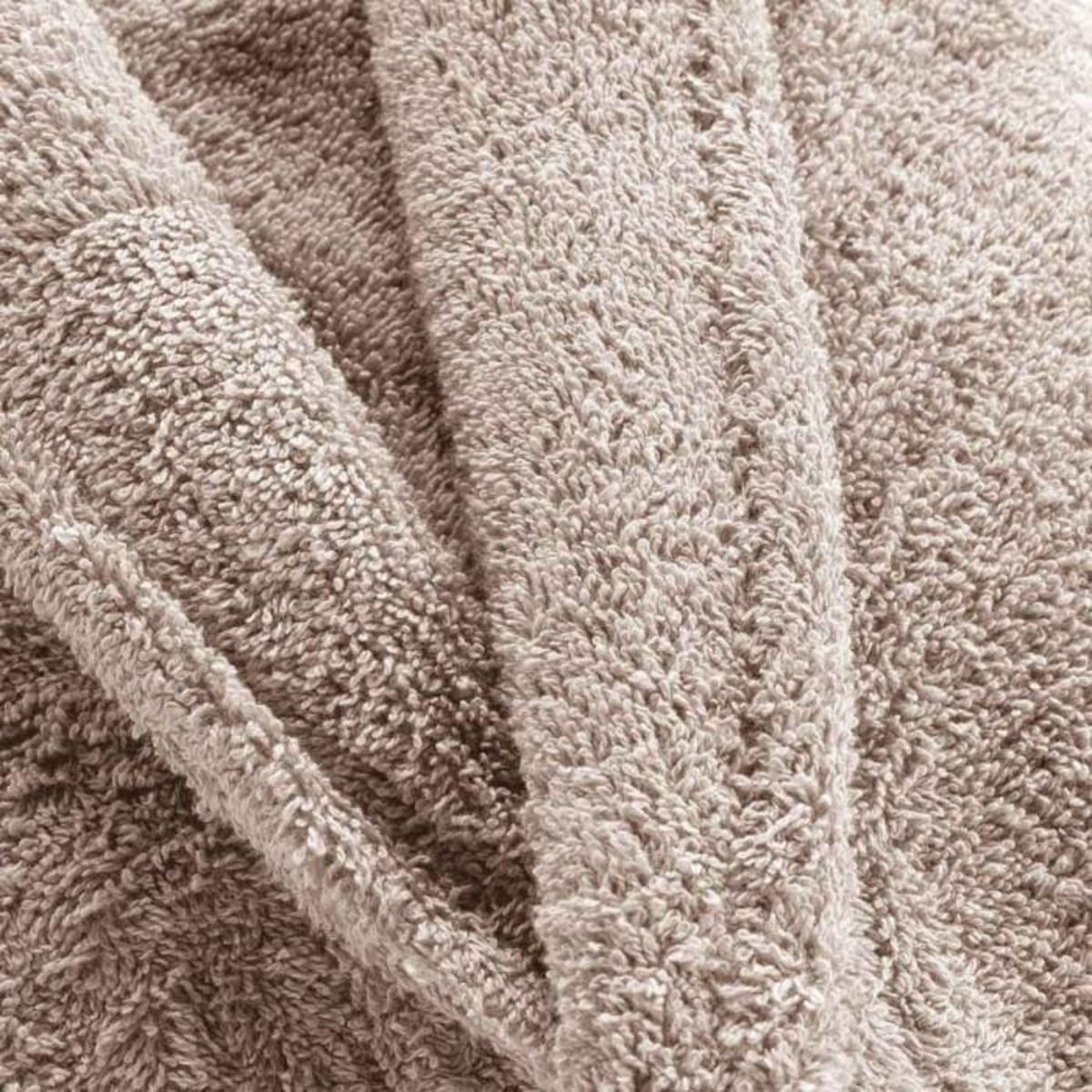 Paris Prix Peignoir Col Châle en Coton  Tendresse  Taupe