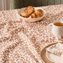 Voir la diapositive 4 : ATMOSPHERA Nappe en Coton  Leopardi  150x250cm Beige