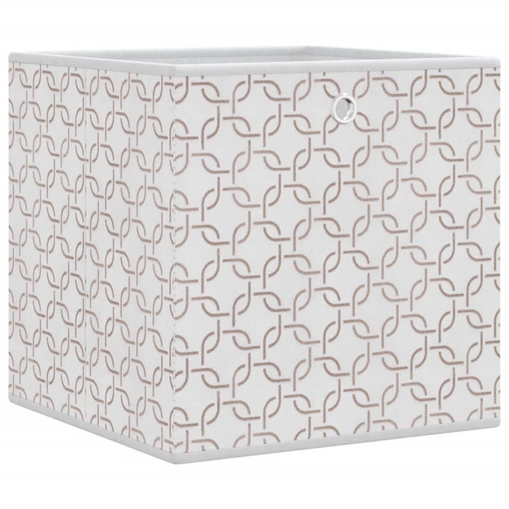 Voir la diapositive 3 : VIDAXL Boîtes de rangement pliables 10 pcs creme tissu intisse