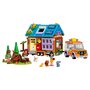 LEGO Friends 41735 La mini maison mobile, Jeu Camping en Forêt avec Voiture Jouet, Mini-Poupées Leo & Liann