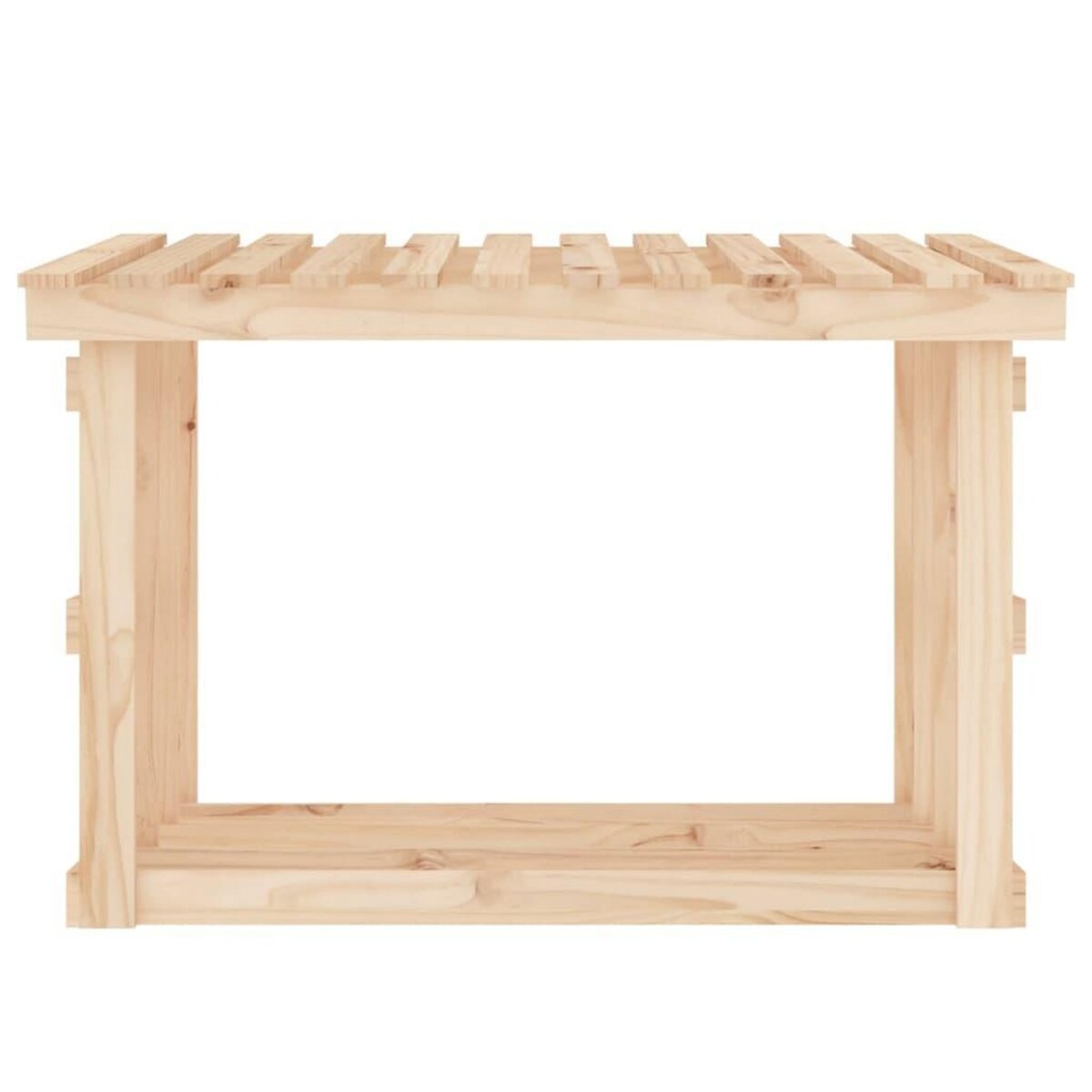 VIDAXL Support pour bois de chauffage 108x64,5x77 cm Bois de pin