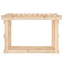 Voir la diapositive 5 : VIDAXL Support pour bois de chauffage 108x64,5x77 cm Bois de pin