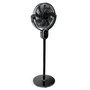 Voir la diapositive 2 : Scholtes Ventilateur sur pied 40cm 25w noir - SCUS800DT