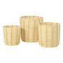 Voir la diapositive 1 : Paris Prix Lot de 3 Paniers de Rangement  Trenton  35cm Naturel & Beige