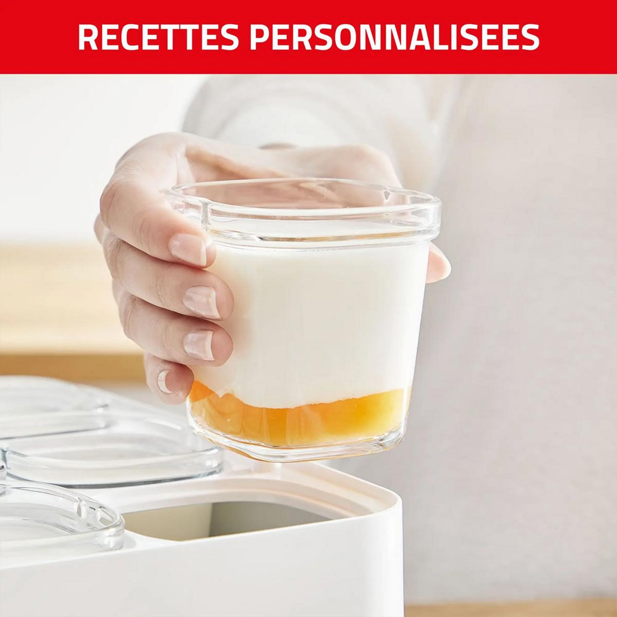 TEFAL Yaourtière 6 pots de 140ml 450w - yg660132