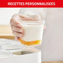 Voir la diapositive 2 : TEFAL Yaourtière 6 pots de 140ml 450w - yg660132