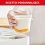 Voir la diapositive 2 : TEFAL Yaourtière 6 pots de 140ml 450w - yg660132