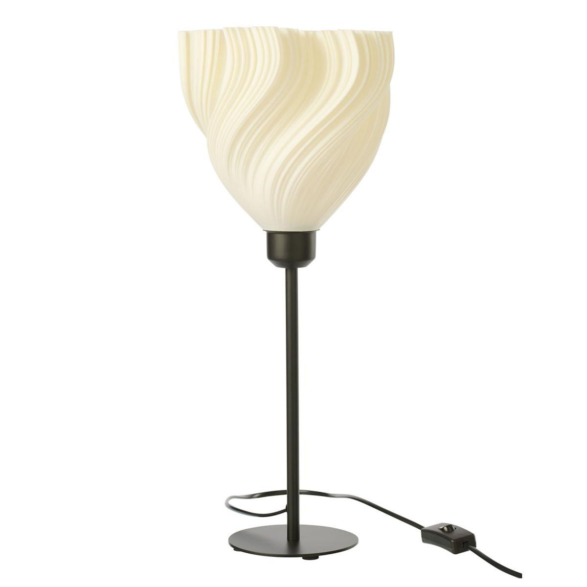 Paris Prix Lampe à Poser Design  Matcha  47cm Noir & Blanc