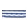 Voir la diapositive 4 : VIDAXL Coussin de banc de jardin rayures bleues et blanches 150x50x7cm