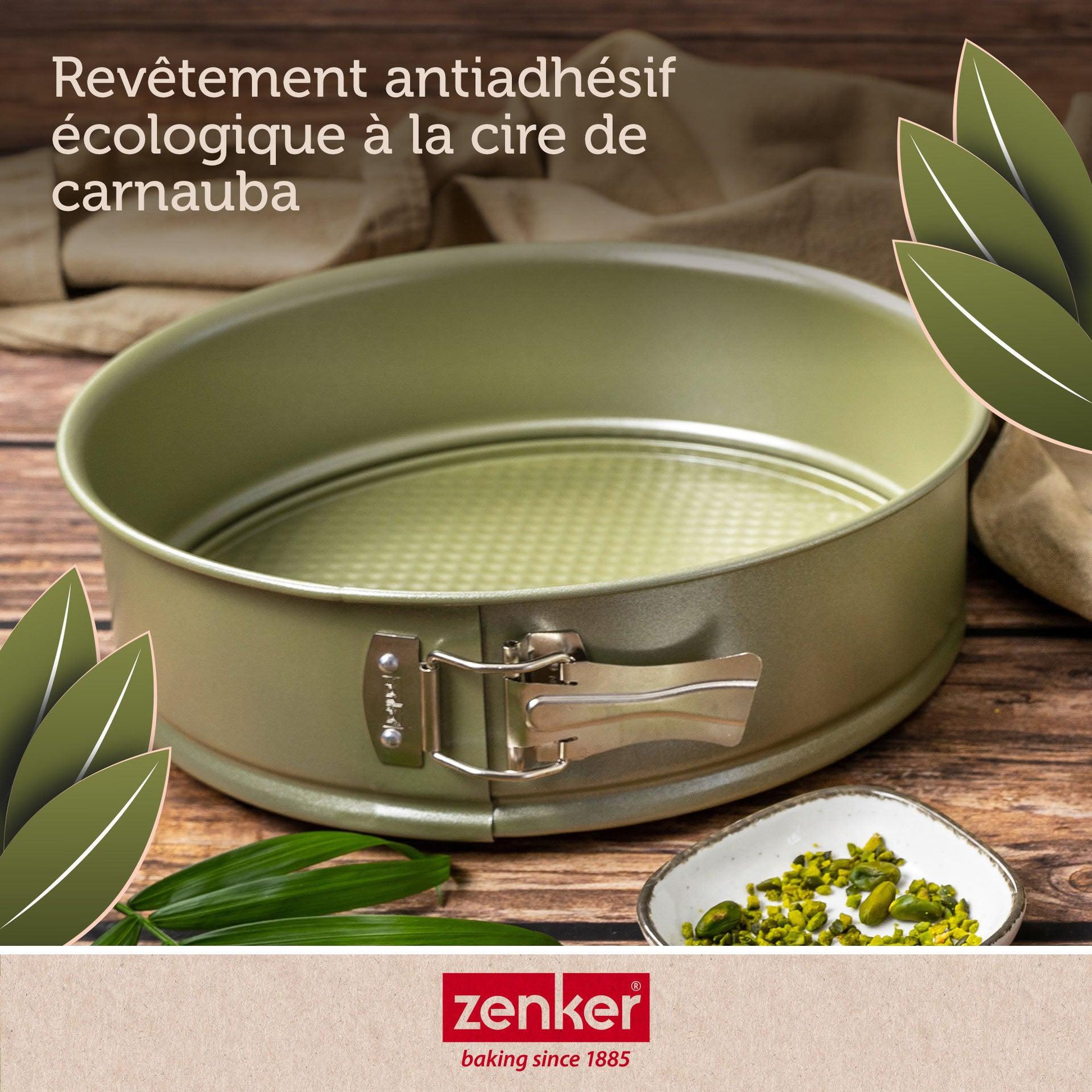 Voir la diapositive 5 : ZENKER Ensemble de 2 moules à manqué à charnière 20 cm zenker green vision