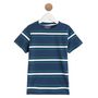 Voir la diapositive 1 : IN EXTENSO T-shirt manches courtes à rayures garçon