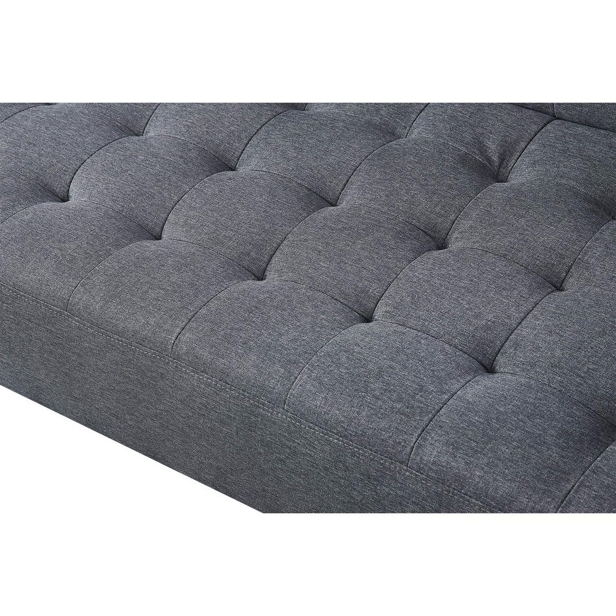 CONCEPT USINE Canapé d'angle gauche convertible 4 places gris SHERBROOKE