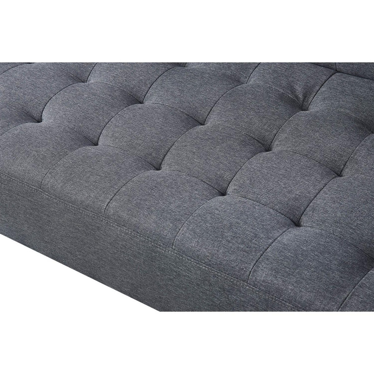 CONCEPT USINE Canapé d'angle gauche convertible 4 places gris SHERBROOKE