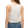 Voir la diapositive 2 : SUPERDRY Débardeur Blanc Chiné Femme Superdry Superdry Ruched