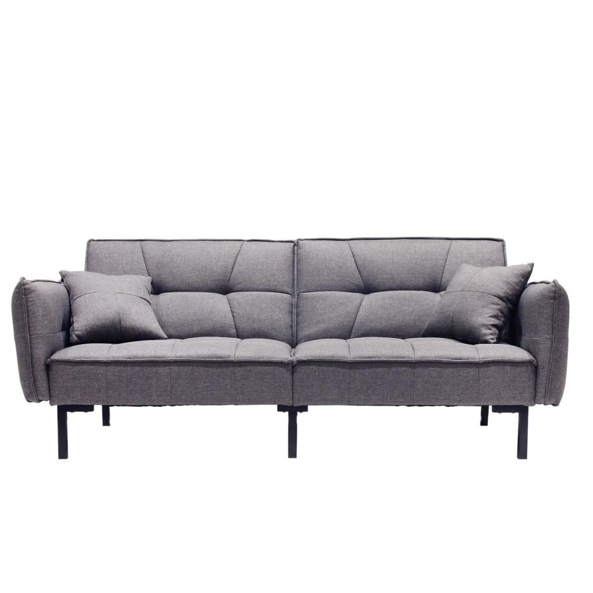 Paris Prix Canapé convertible design  tyva  197cm gris