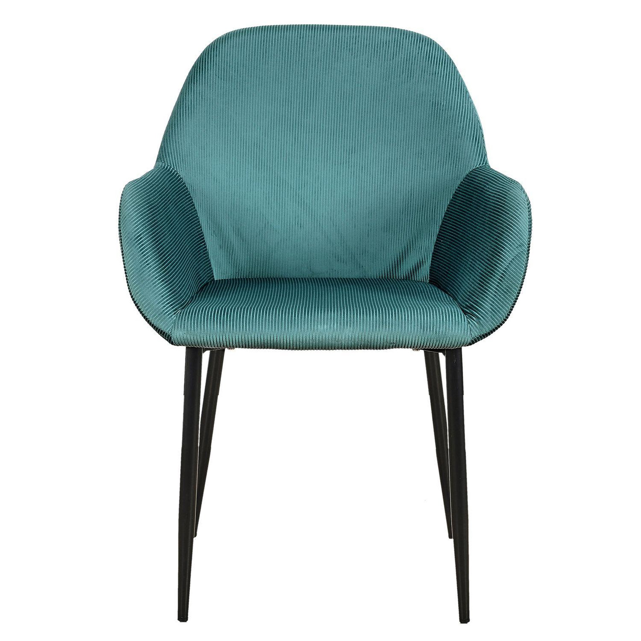 Voir la diapositive 6 : TOILINUX 2 fauteuils de table design velours giulia