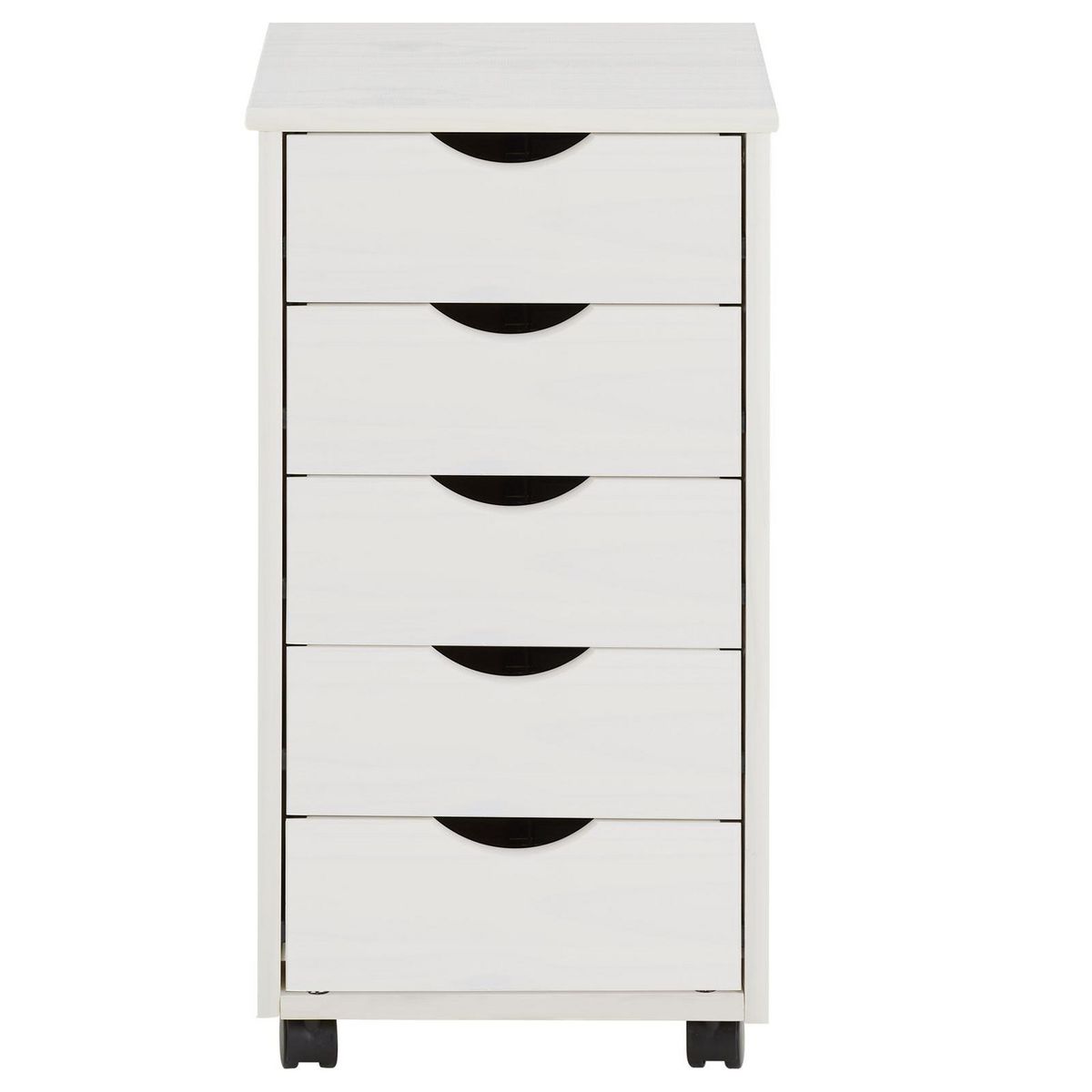 IDIMEX Caisson de bureau sur roulettes LAGOS, avec 5 tiroirs