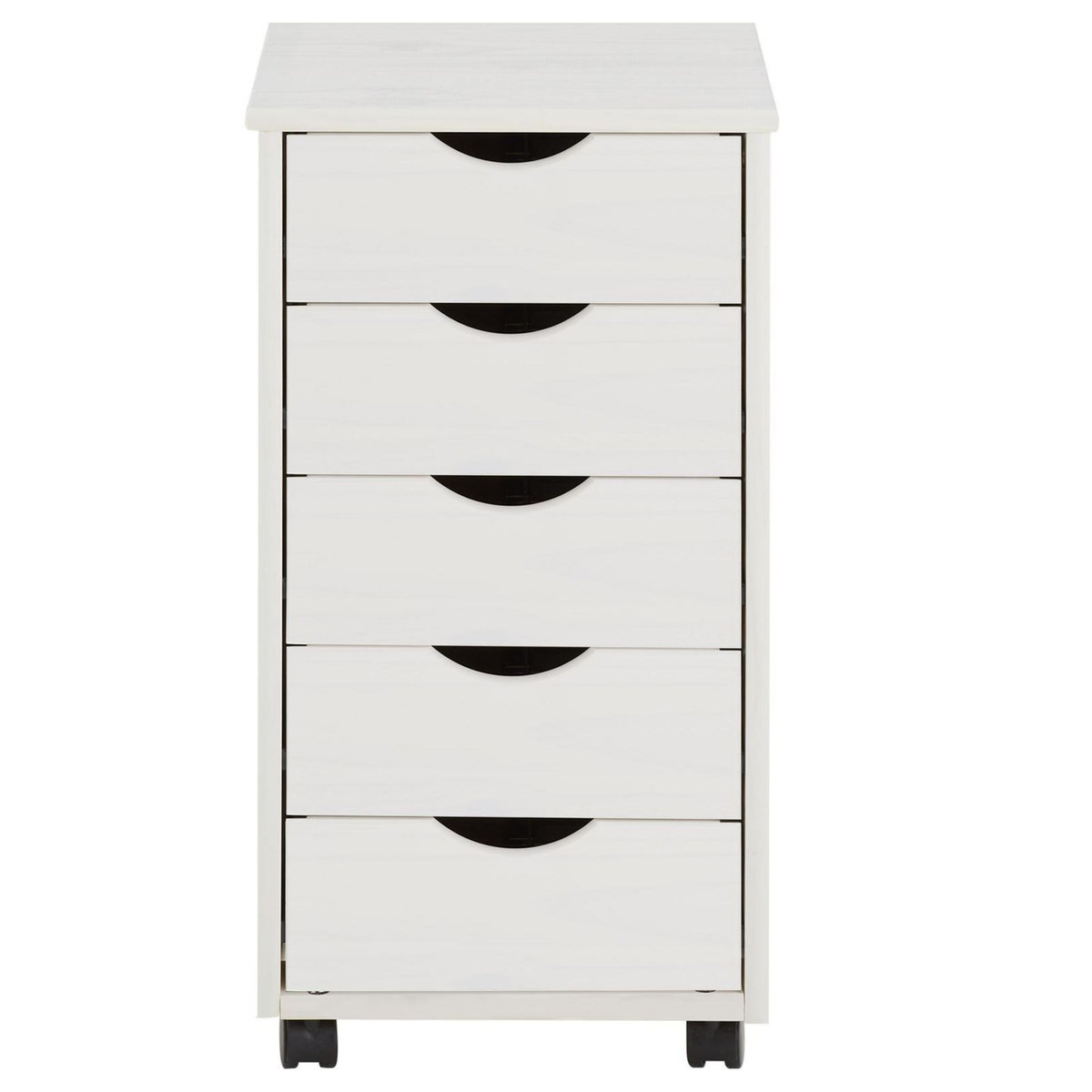 IDIMEX Caisson de bureau sur roulettes LAGOS, avec 5 tiroirs