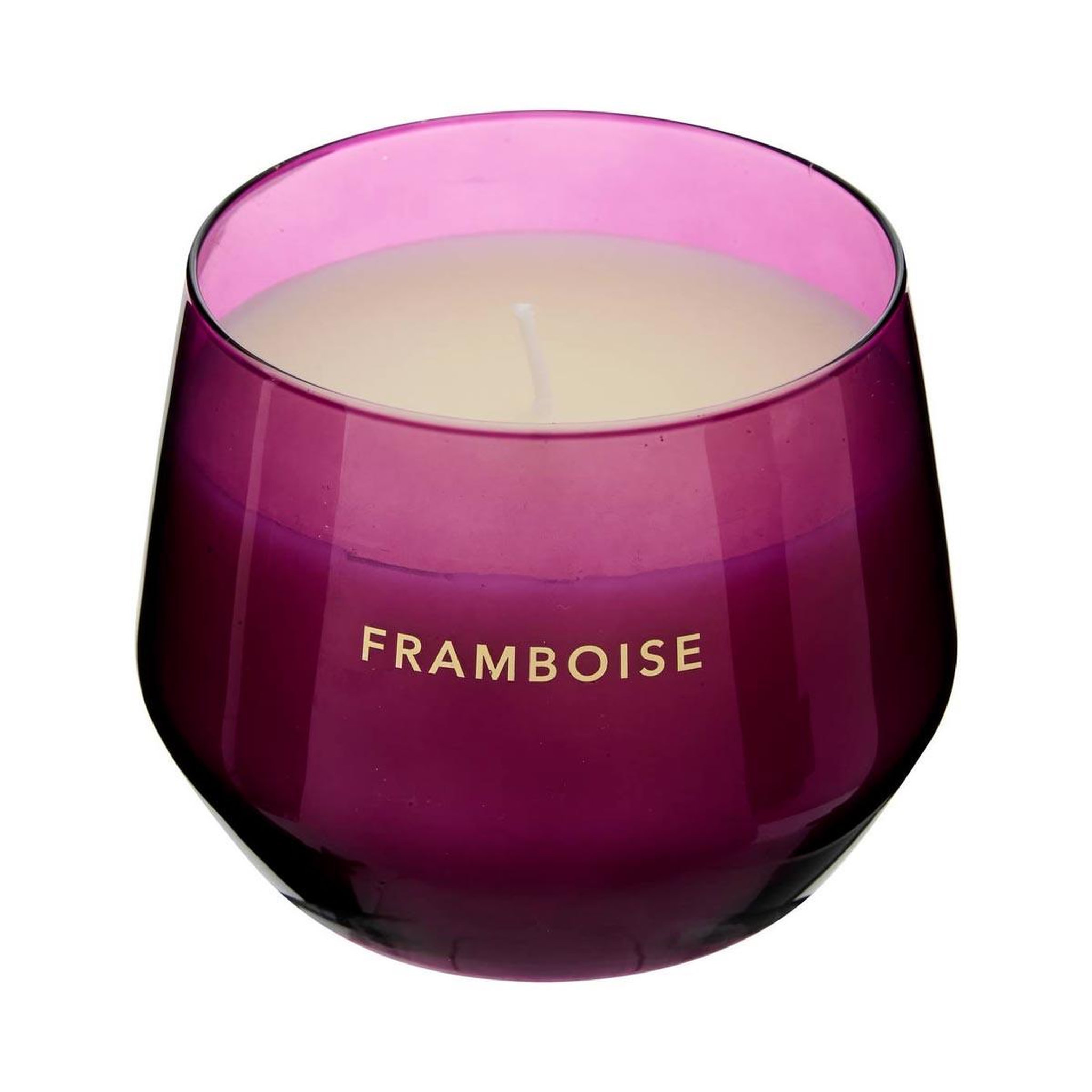 ATMOSPHERA Bougie parfumée en verre  glowy  300g framboise