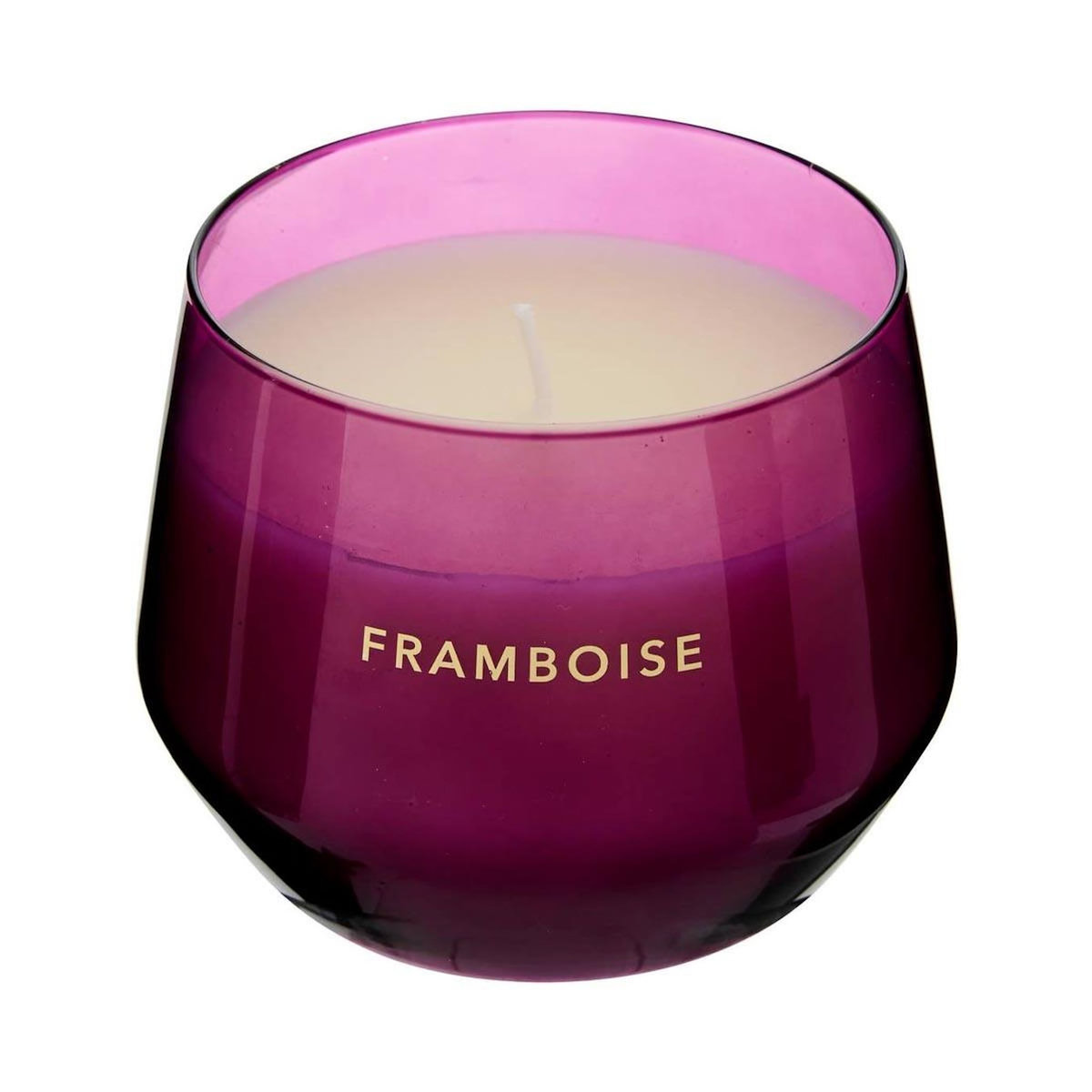 ATMOSPHERA Bougie Parfumée en Verre  Glowy  300g Framboise