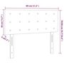 Voir la diapositive 6 : VIDAXL Tete de lit a LED Taupe 80x5x78/88 cm Tissu