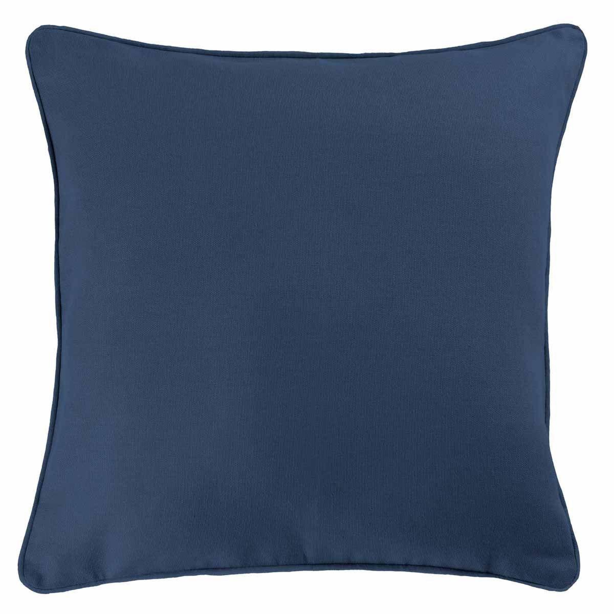 Voir la diapositive 1 : Douceur d'Intérieur Housse de coussin  panama  40x40cm bleu marine