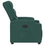 Voir la diapositive 4 : VIDAXL Fauteuil inclinable Vert fonce Tissu