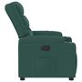 Voir la diapositive 4 : VIDAXL Fauteuil inclinable Vert fonce Tissu