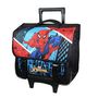 Voir la diapositive 2 : Bagtrotter BAGTROTTER Cartable à roulettes 38 cm Spiderman Bleu